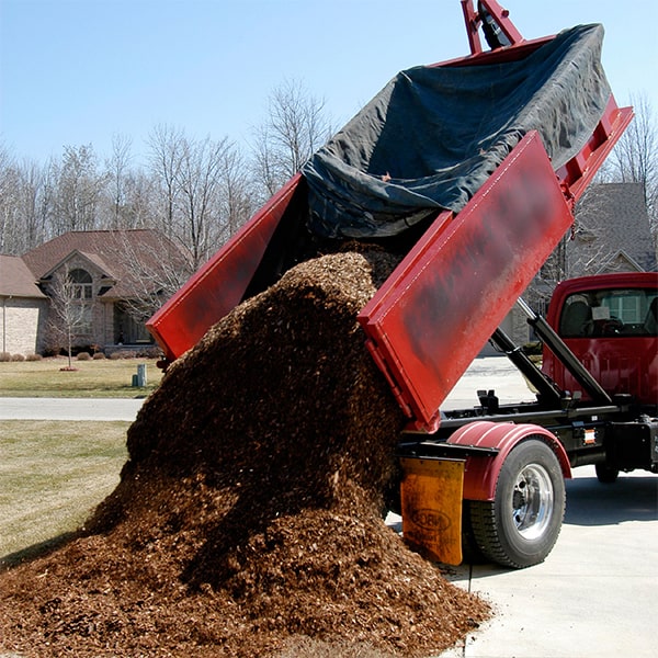 mulch delivery typically arrives within 1-3 business days of placing an order